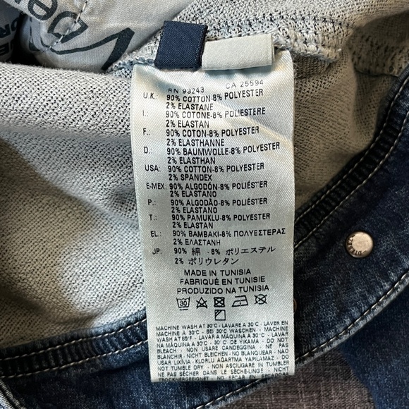 Diesel Elshar JoggJeans Stretch Denim Jean Jacket - Men's Size M - Blue - Picture 8 of 12